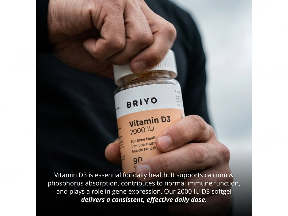 Briyo Vitamin D3 2000 IU Capsule