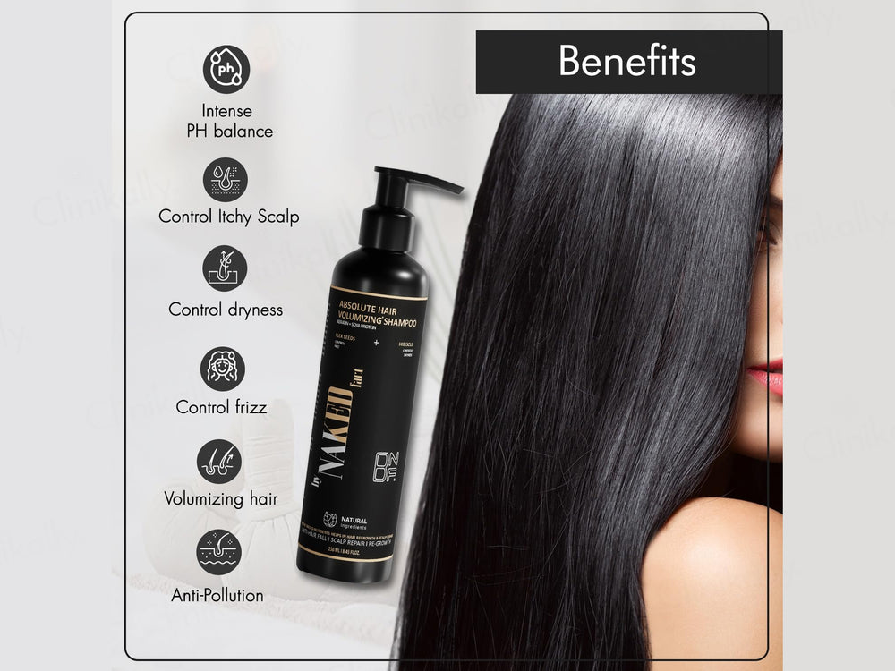 By Naked Fact Absolute Hair Volumizing Keratin + Soya Protein Shampoo