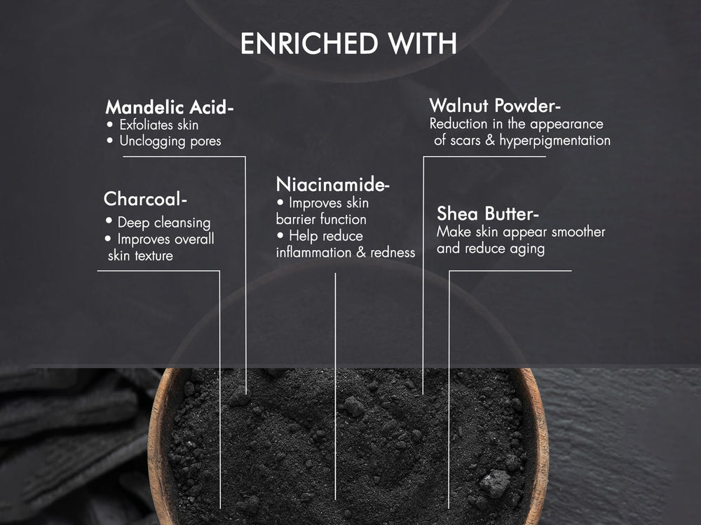 By Naked Fact Radiant-Pro Charcoal Scrub