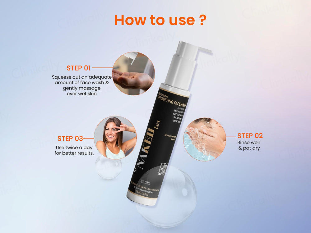By Naked Fact Restorative Detoxifying Facewash