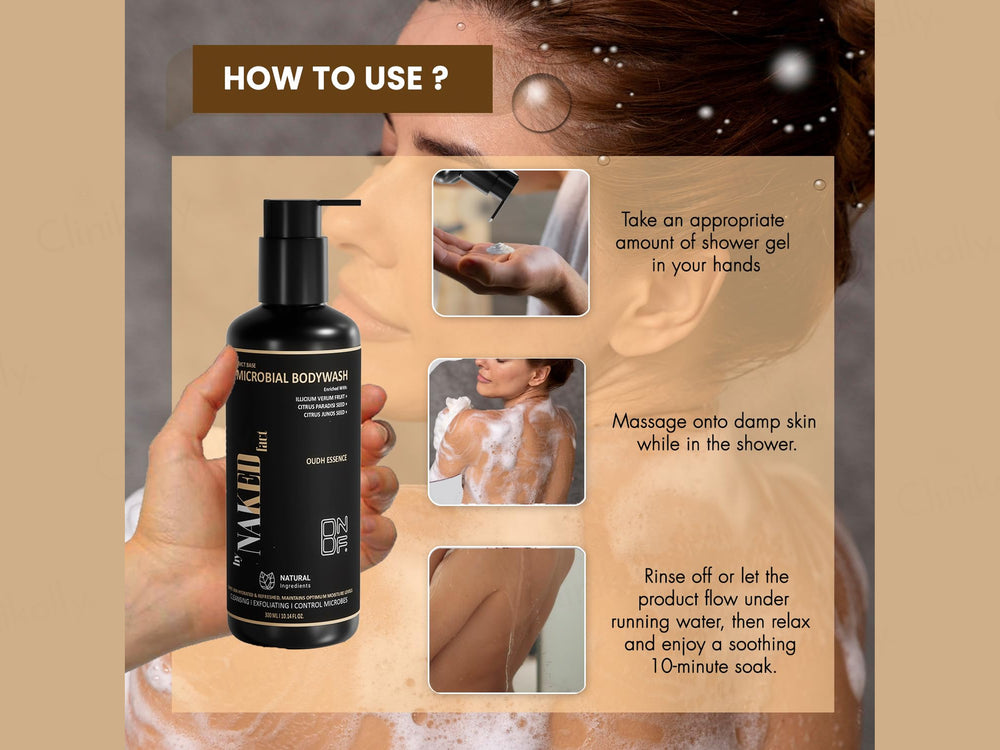 By Naked Fact SMCT Base Anti-Microbial Bodywash