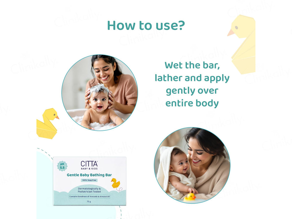 CITTA Baby & Kids Gentle Bathing Bar
