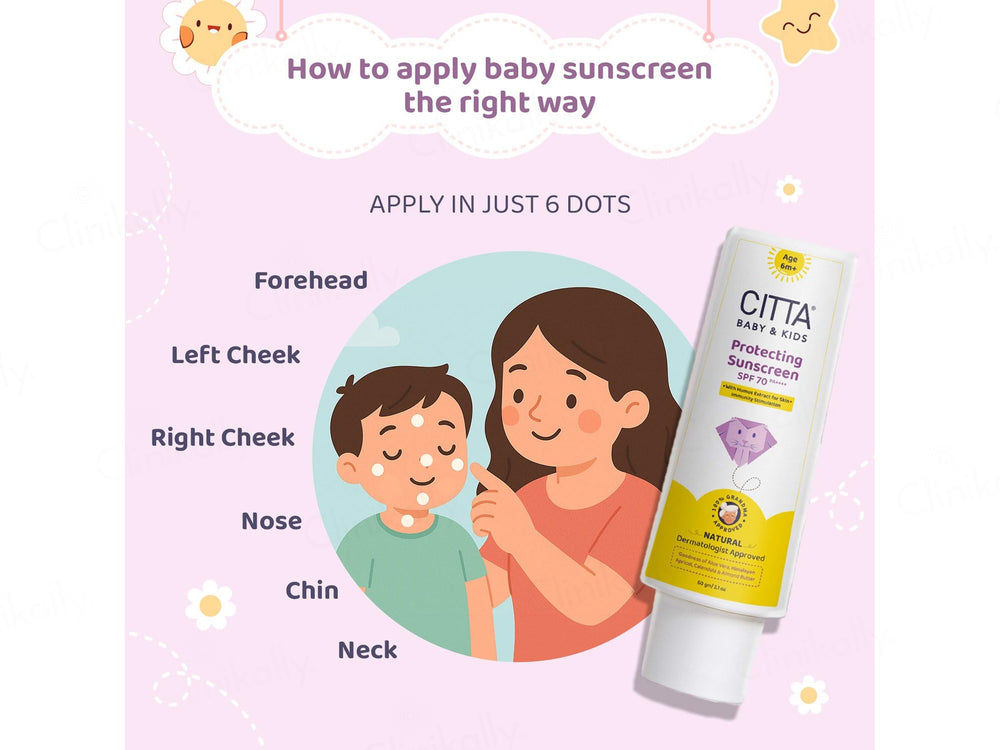 CITTA Baby & Kids Natural Protecting Sunscreen SPF 70 PA++++