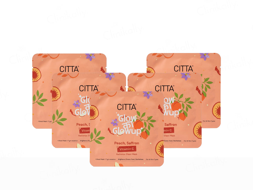 CITTA Glow Ka Glowup Radiance Face Sheet Mask
