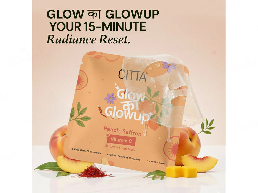 CITTA Glow Ka Glowup Radiance Face Sheet Mask