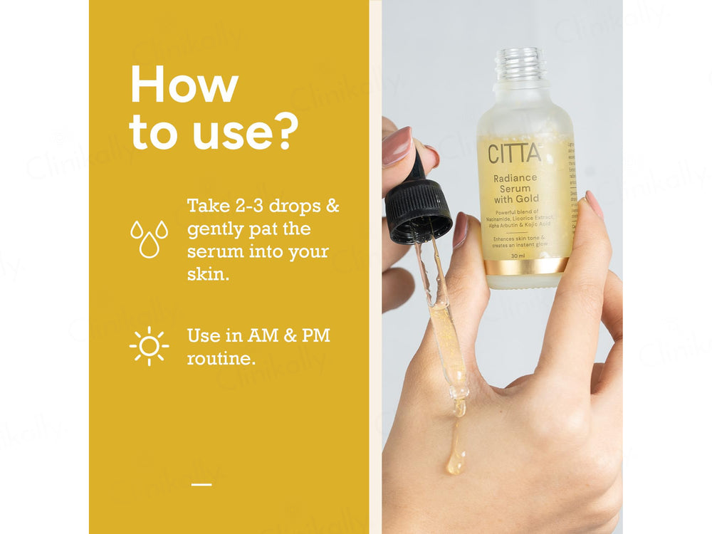 CITTA Radiance Gold Face Serum
