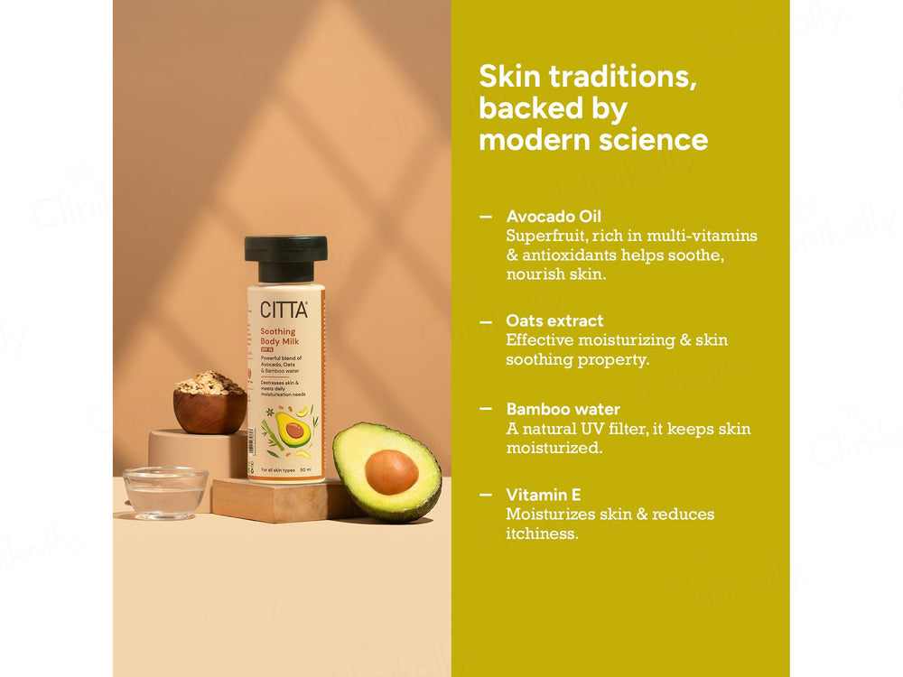 CITTA Soothing Body Milk SPF 15