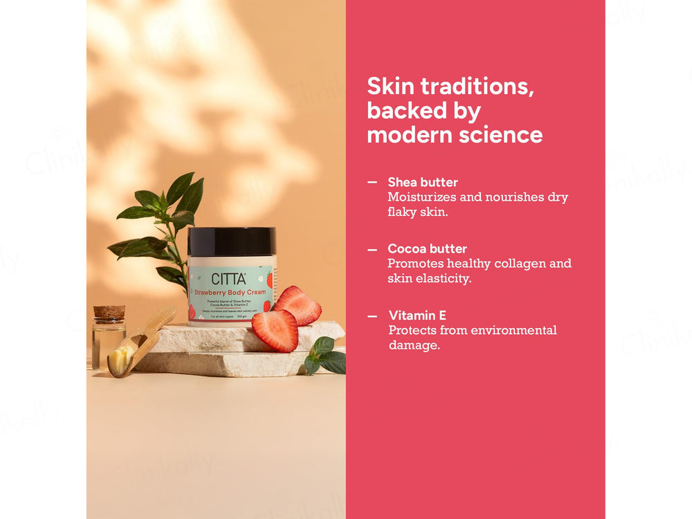 CITTA Strawberry Body Cream