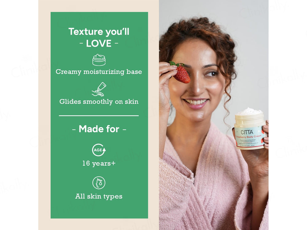CITTA Strawberry Body Cream