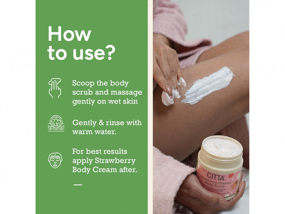 CITTA Strawberry Creamy Body Scrub
