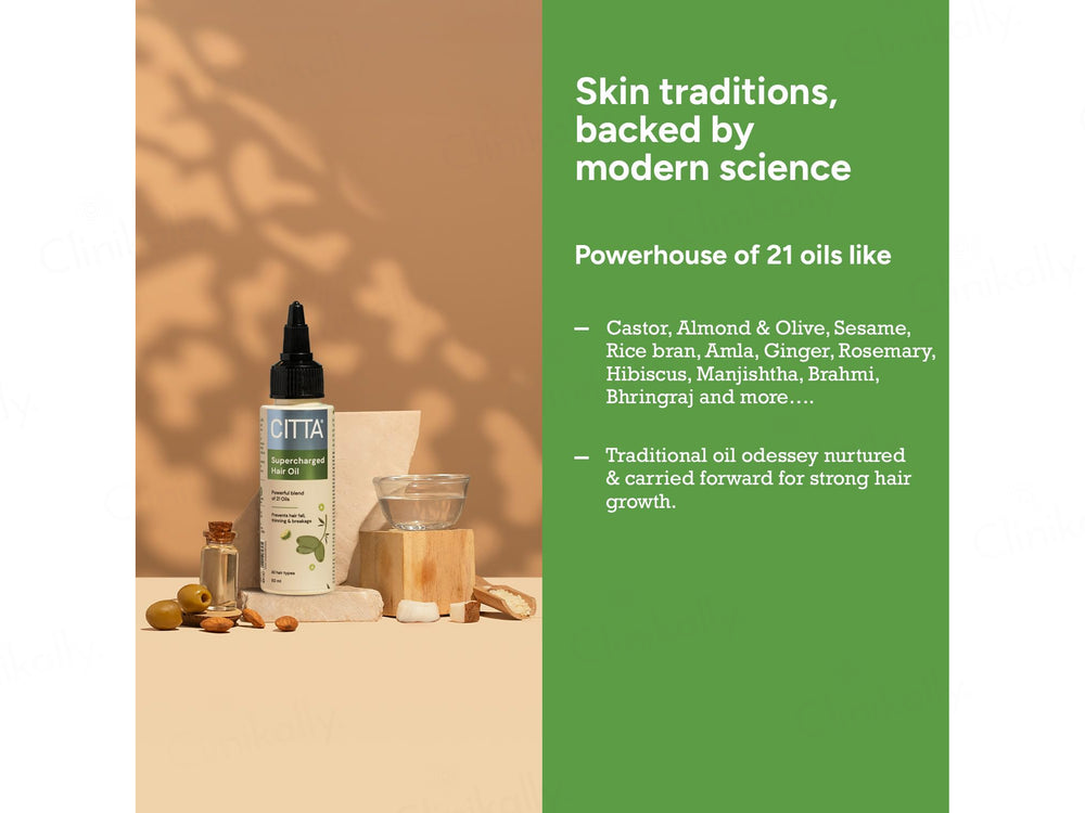 CITTA Supercharged Hair Oil