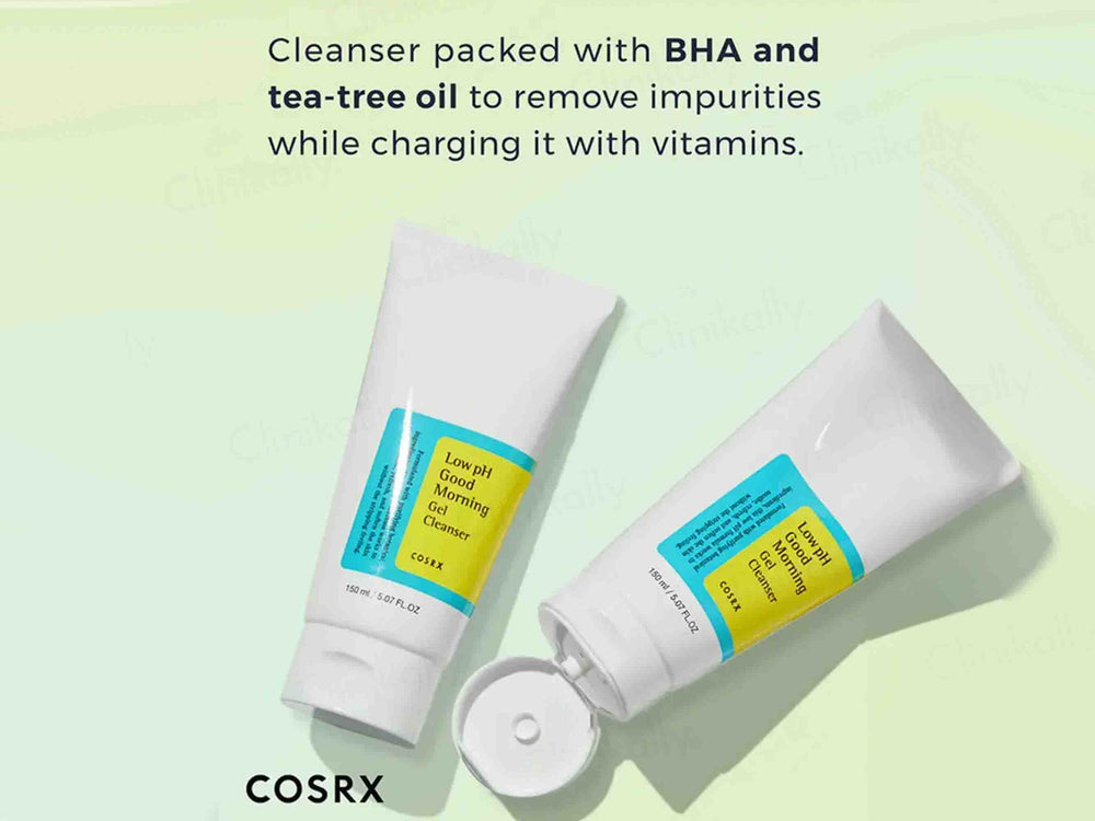 COSRX Low pH Good Morning Gel Cleanser - Clinikally