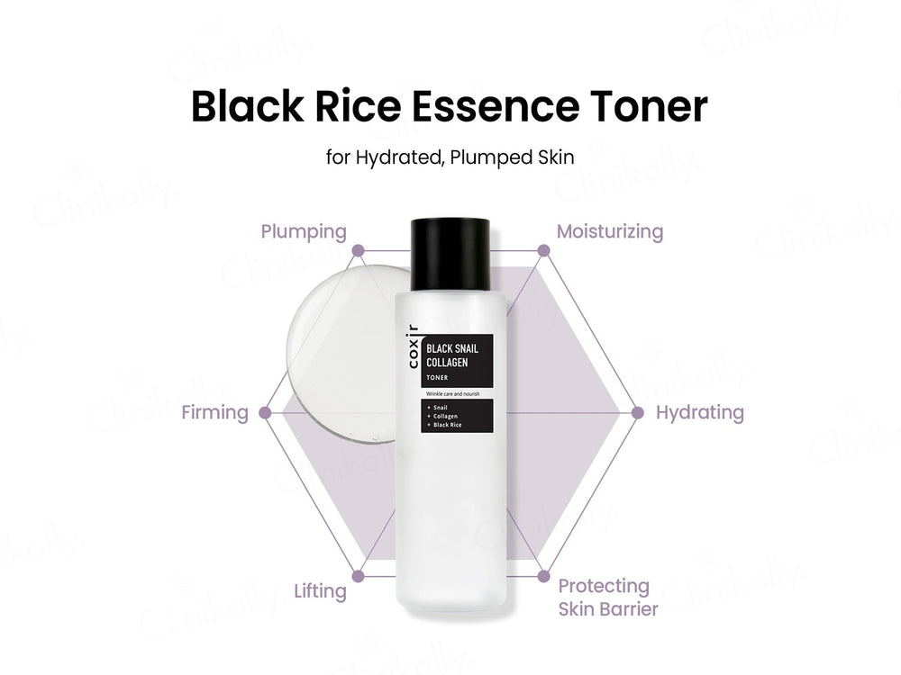 COXIR Black Snail Collagen Toner
