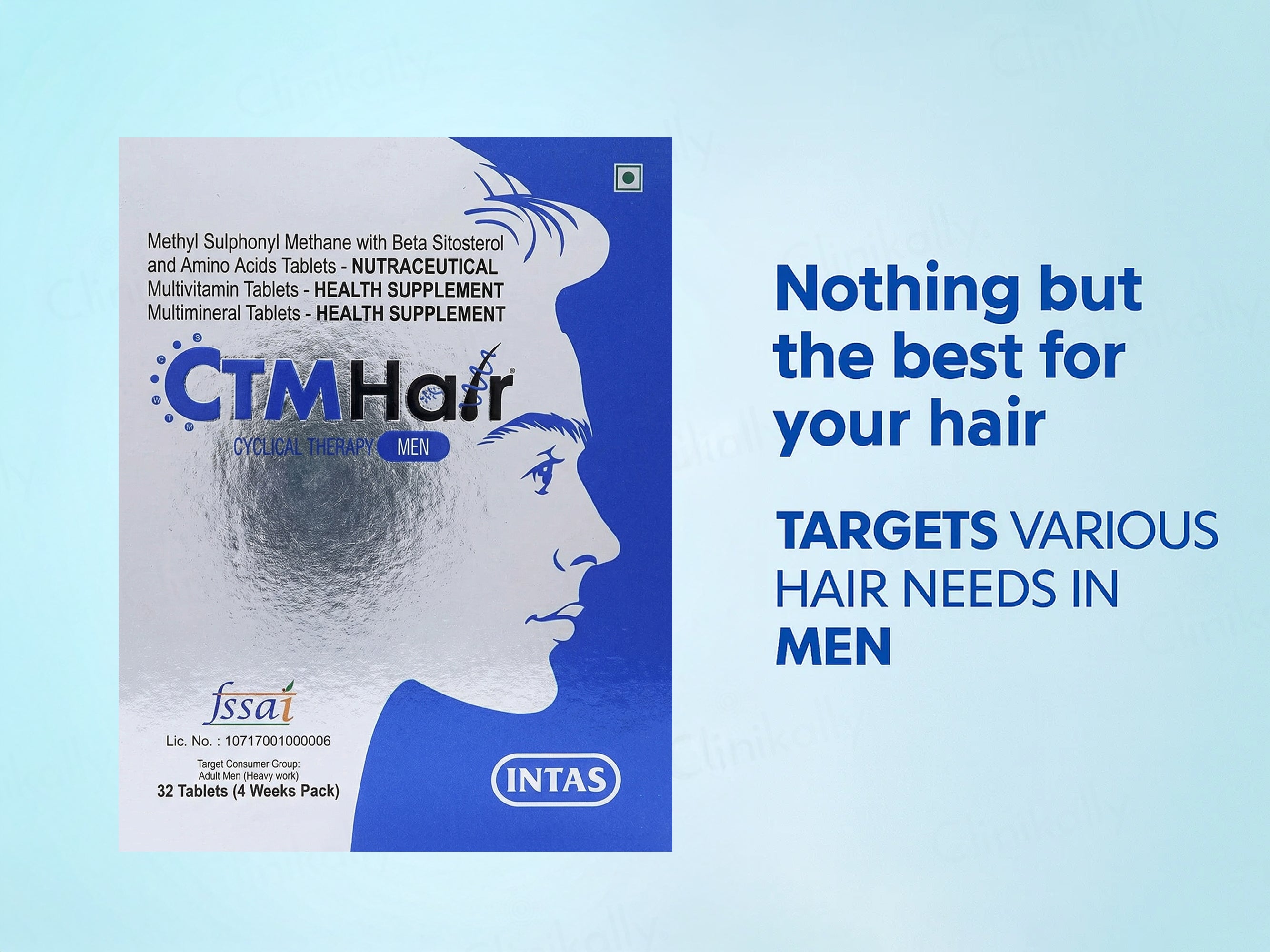 CTM Hair Cyclical Therapy Supplement Kit For Men