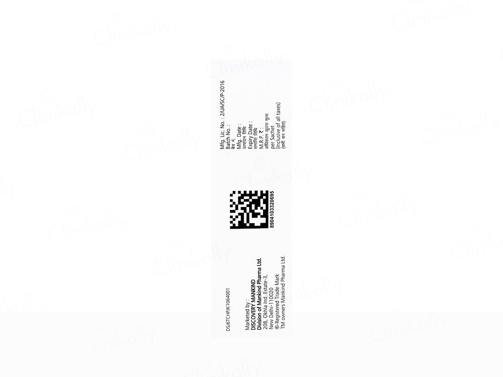 Caldikind-60K Cholecalciferol Sugar Free Granules - Butterscotch Flavour