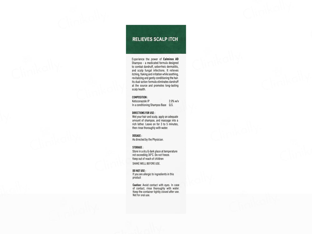 Calminox Anti Dandruff Shampoo