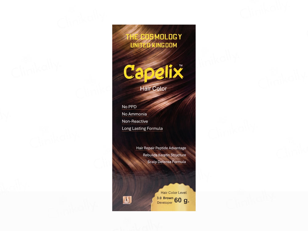 Capelix Hair Colour Kit - 3.0 Brown
