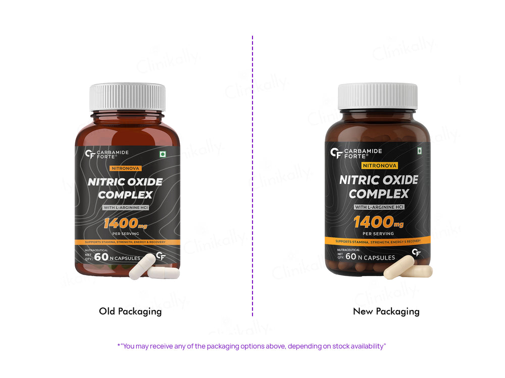 Carbamide Forte 1400mg Nitric Oxide Complex With L-Arginine HCl Capsule