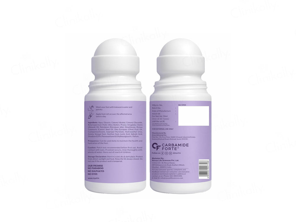 Carbamide Forte 20% Hydroxyethyl Urea Foot Cream Roll-On