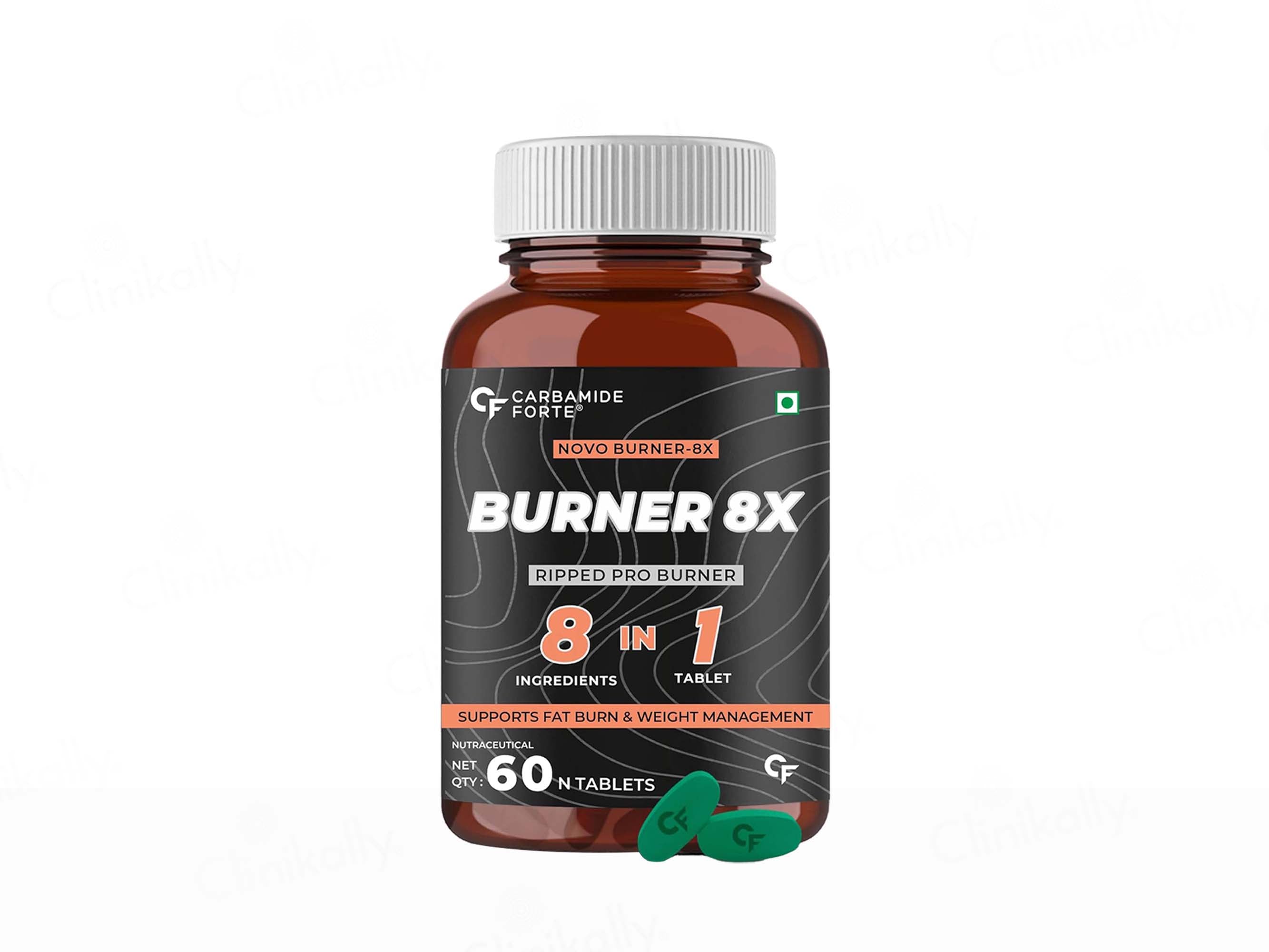 Carbamide Forte Burner 8X Ripped Pro Burner Tablet