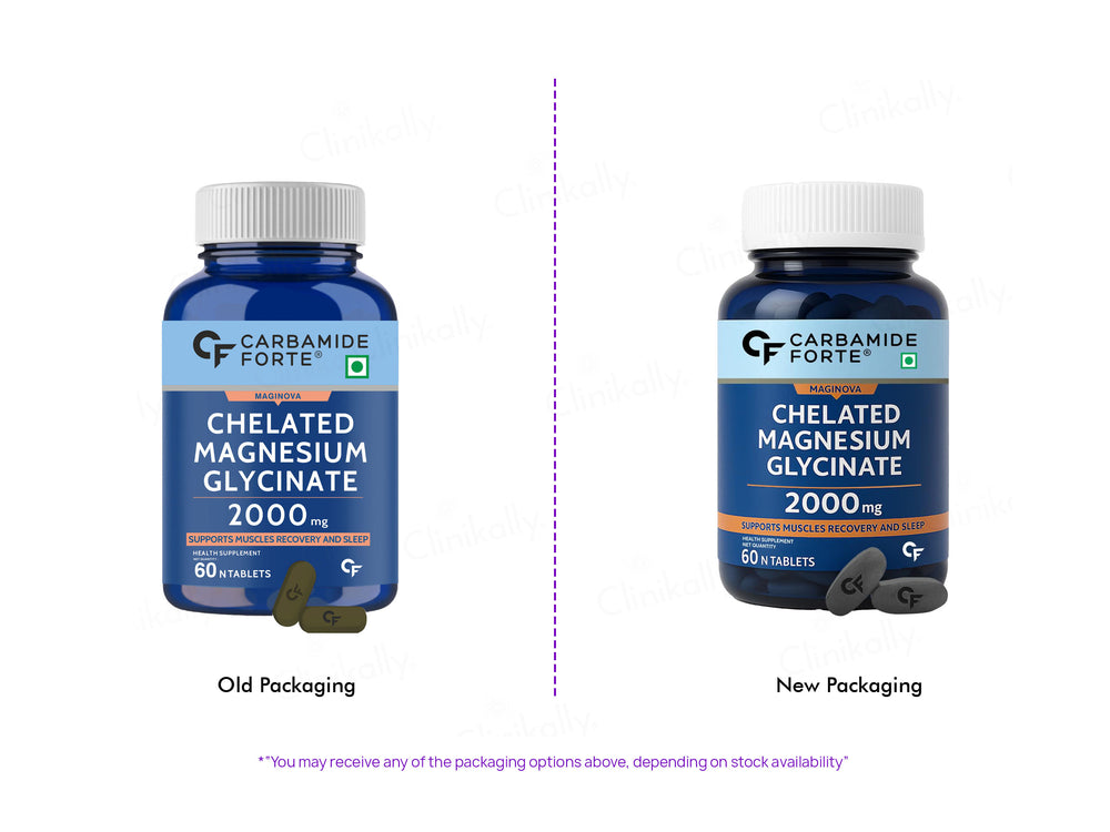 Carbamide Forte Chelated Magnesium Glycinate 2000mg Tablet