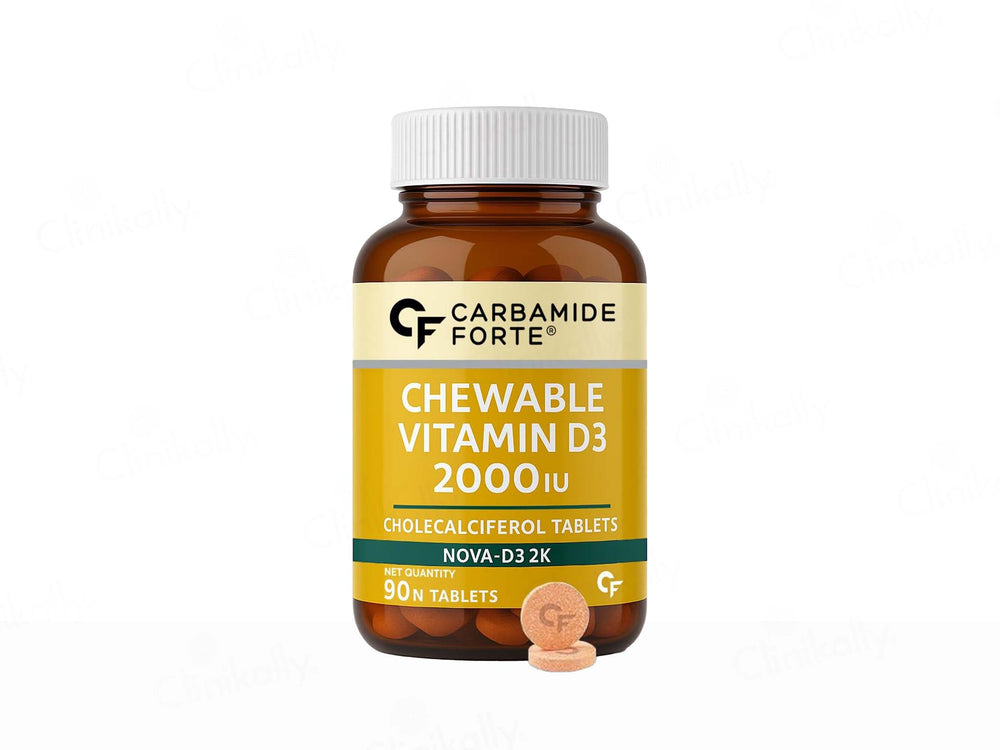 Carbamide Forte Chewable Vitamin D3 2000 IU Tablet