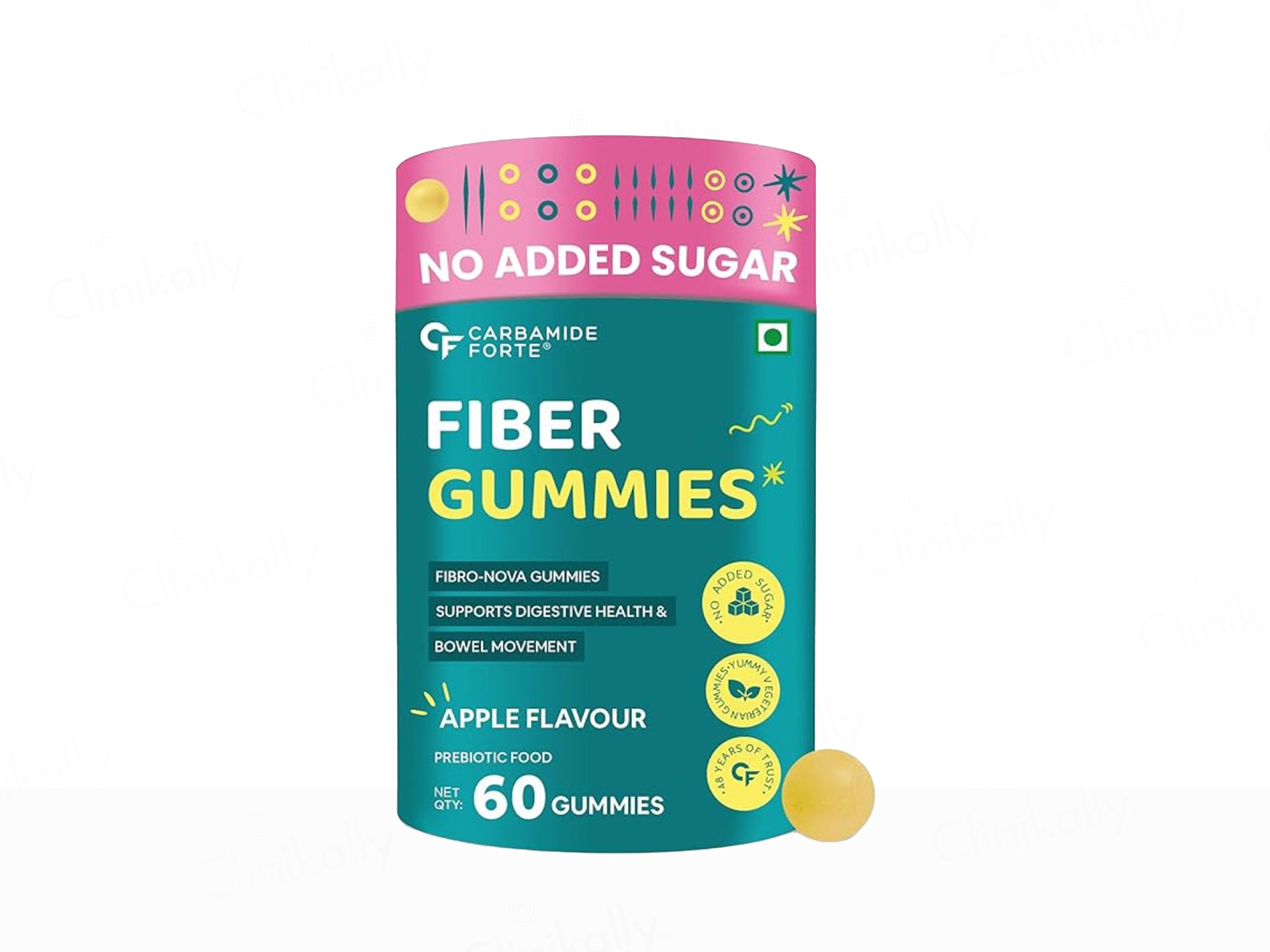 Carbamide Forte Fiber Gummies - Apple Flavour