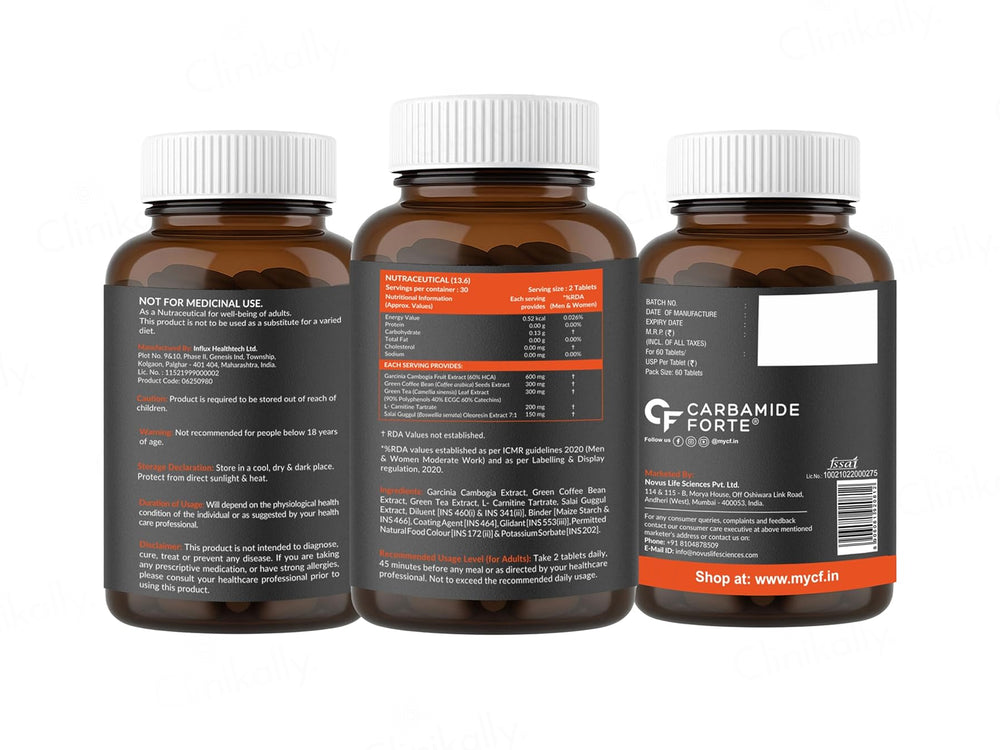 Carbamide Forte Keto Burner Tablet