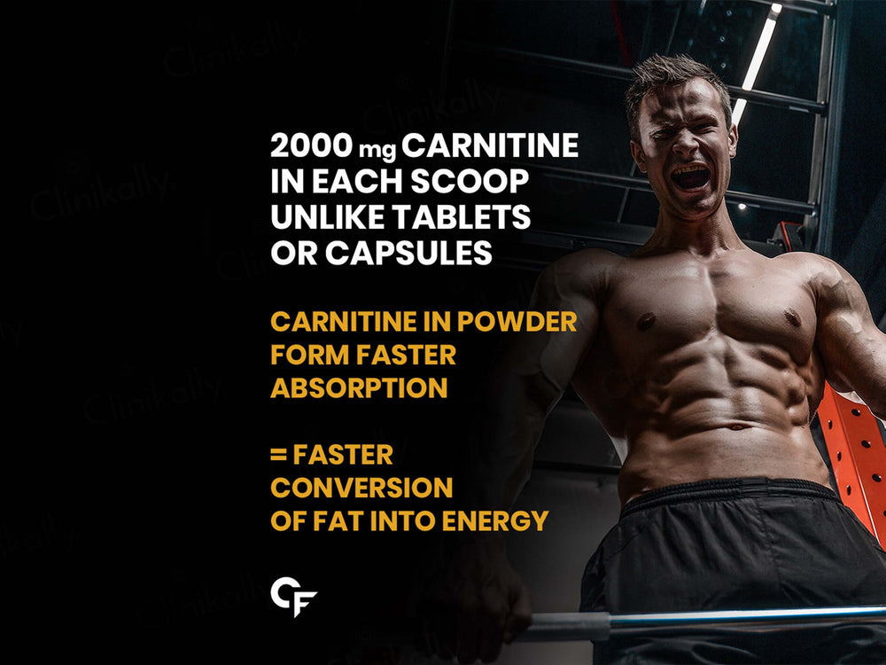Carbamide Forte L-Carnitine L-Tartrate 2000mg Pre & Post Workout Powder - Mango Flavour