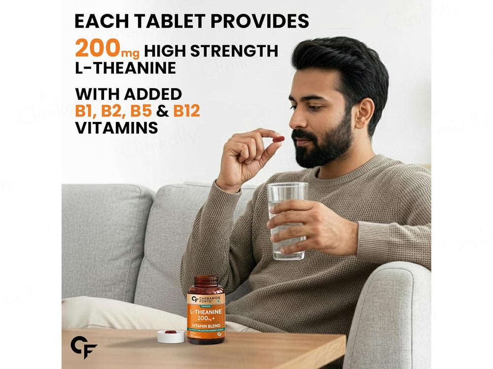 Carbamide Forte L-Theanine 200mg + Vitamin Blend Tablet