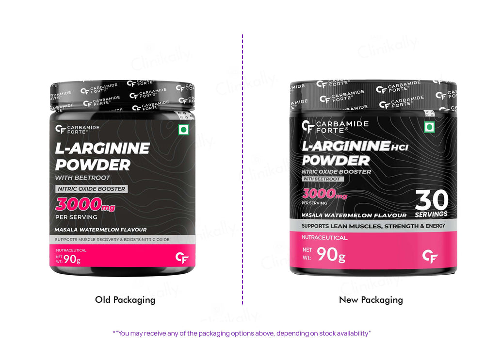 Carbamide Forte L Arginine 3000mg Powder - Masala Watermelon Flavour