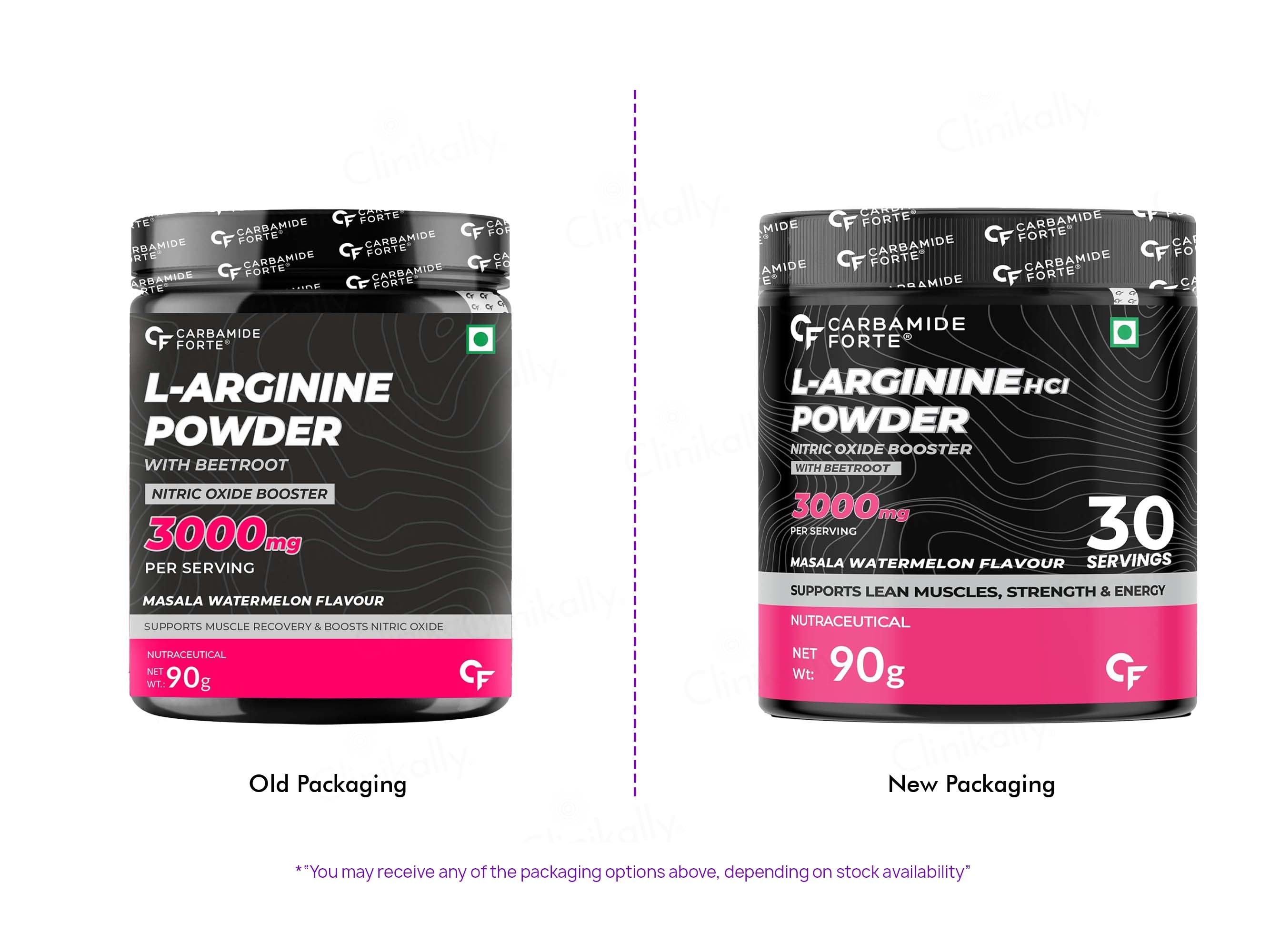 Carbamide Forte L Arginine 3000mg Powder - Masala Watermelon Flavour