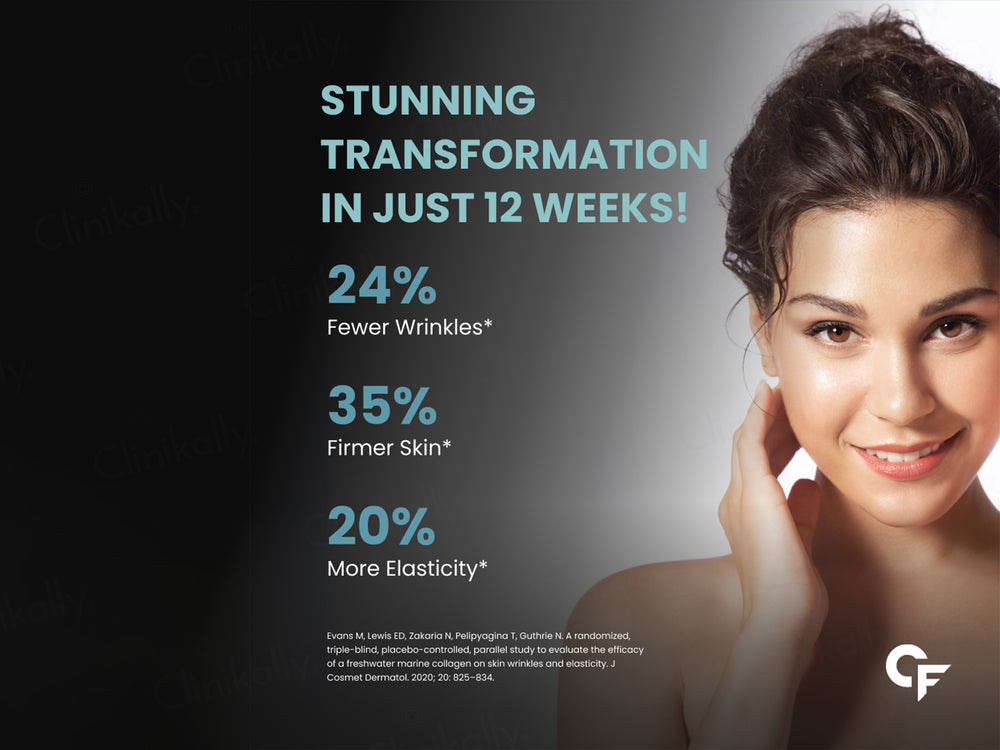 Carbamide Forte Marine Collagen Powder Supplement - Citrus Burst Orange Flavour