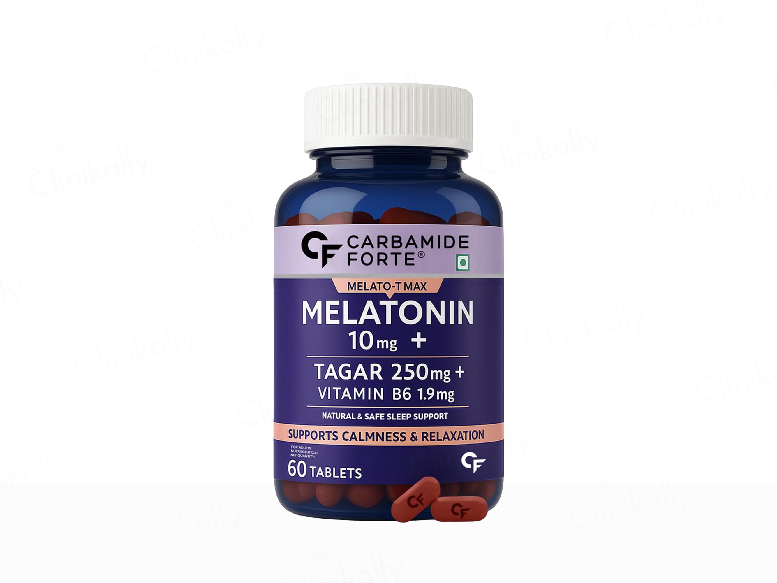 Carbamide Forte Melatonin 10mg + Tagar 250mg Sleep Tablet