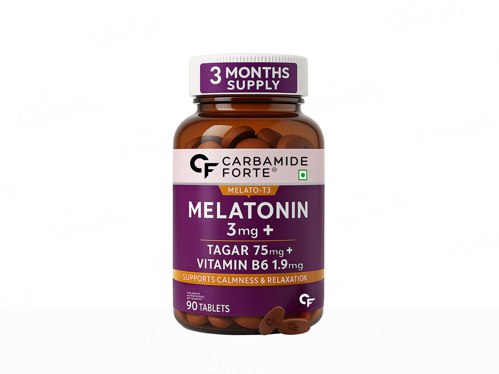 Carbamide Forte Melatonin 3mg + Tagar 75mg Sleep Tablet