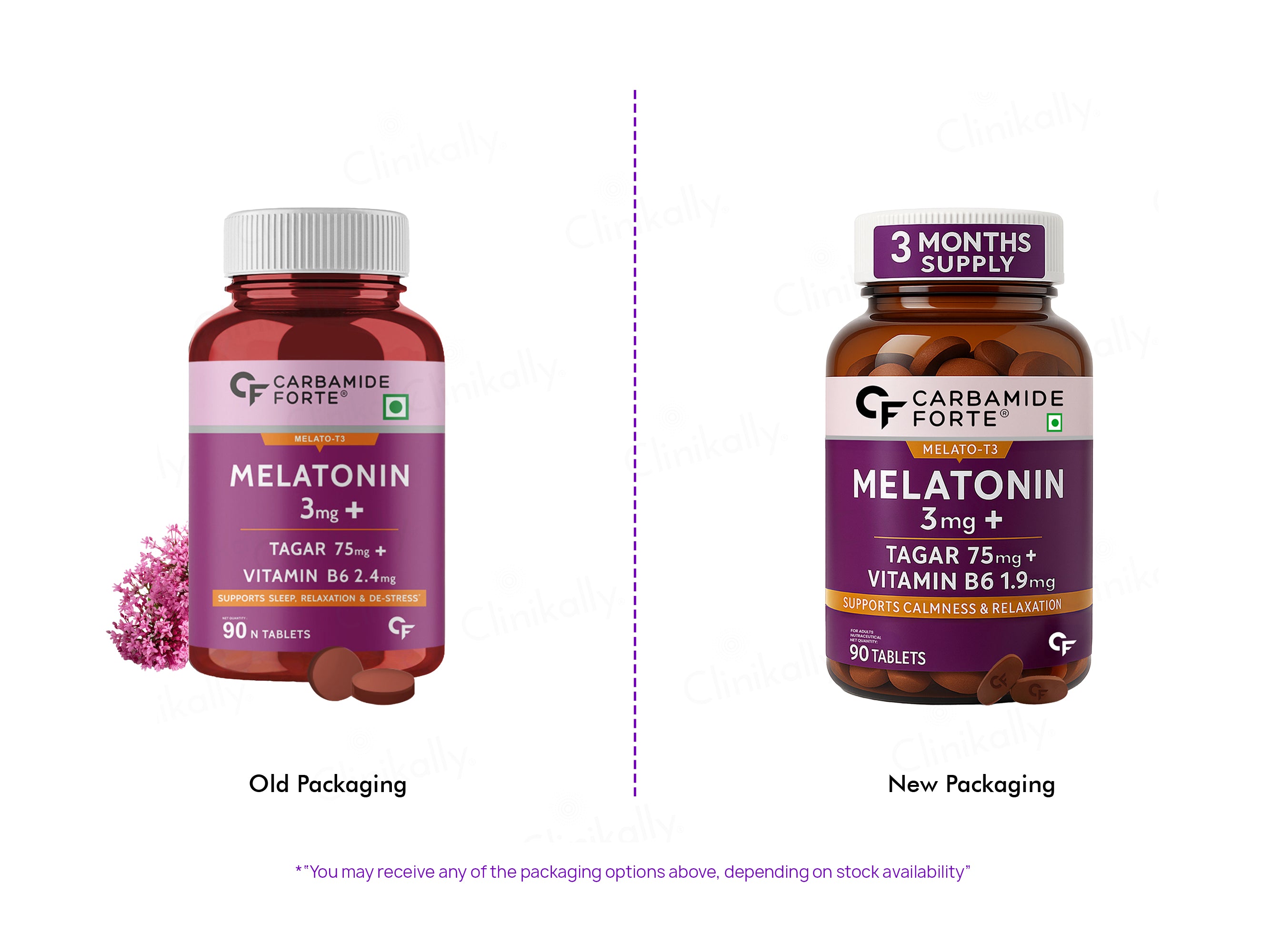 Carbamide Forte Melatonin 3mg + Tagar 75mg Sleep Tablet