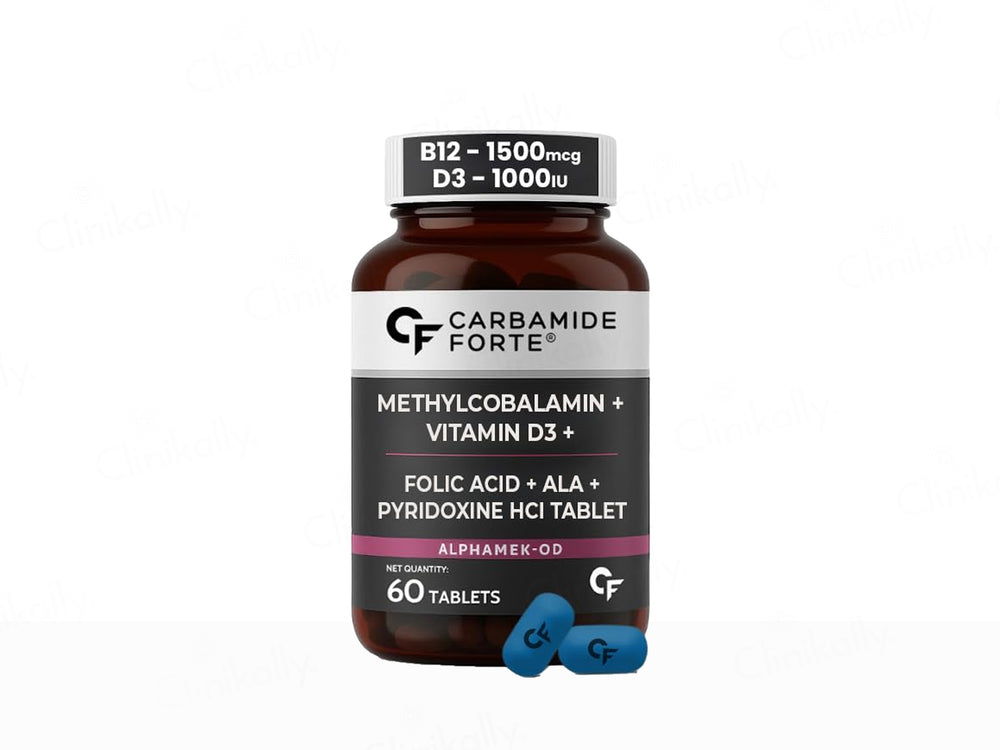 Carbamide Forte Methylcobalamin + Vitamin D3 + Folic Acid + Alpha Lipoic Acid + Pyridoxine Tablet