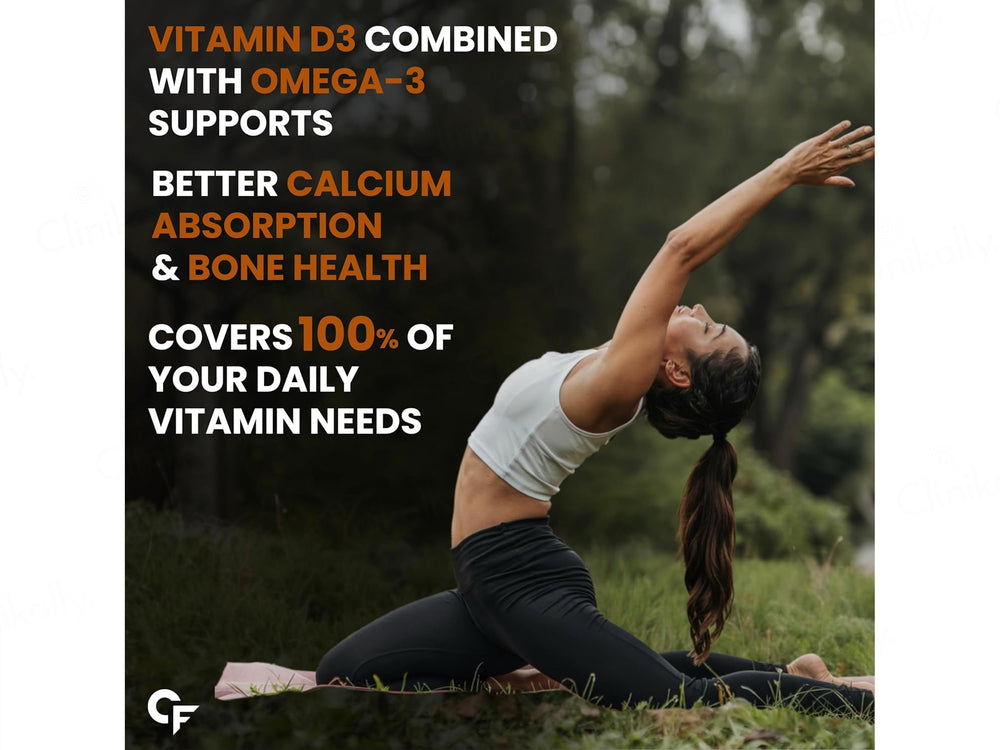 Carbamide Forte Salmon Fish Oil 1000mg With Vitamin D + Vitamin E Softgel Capsule