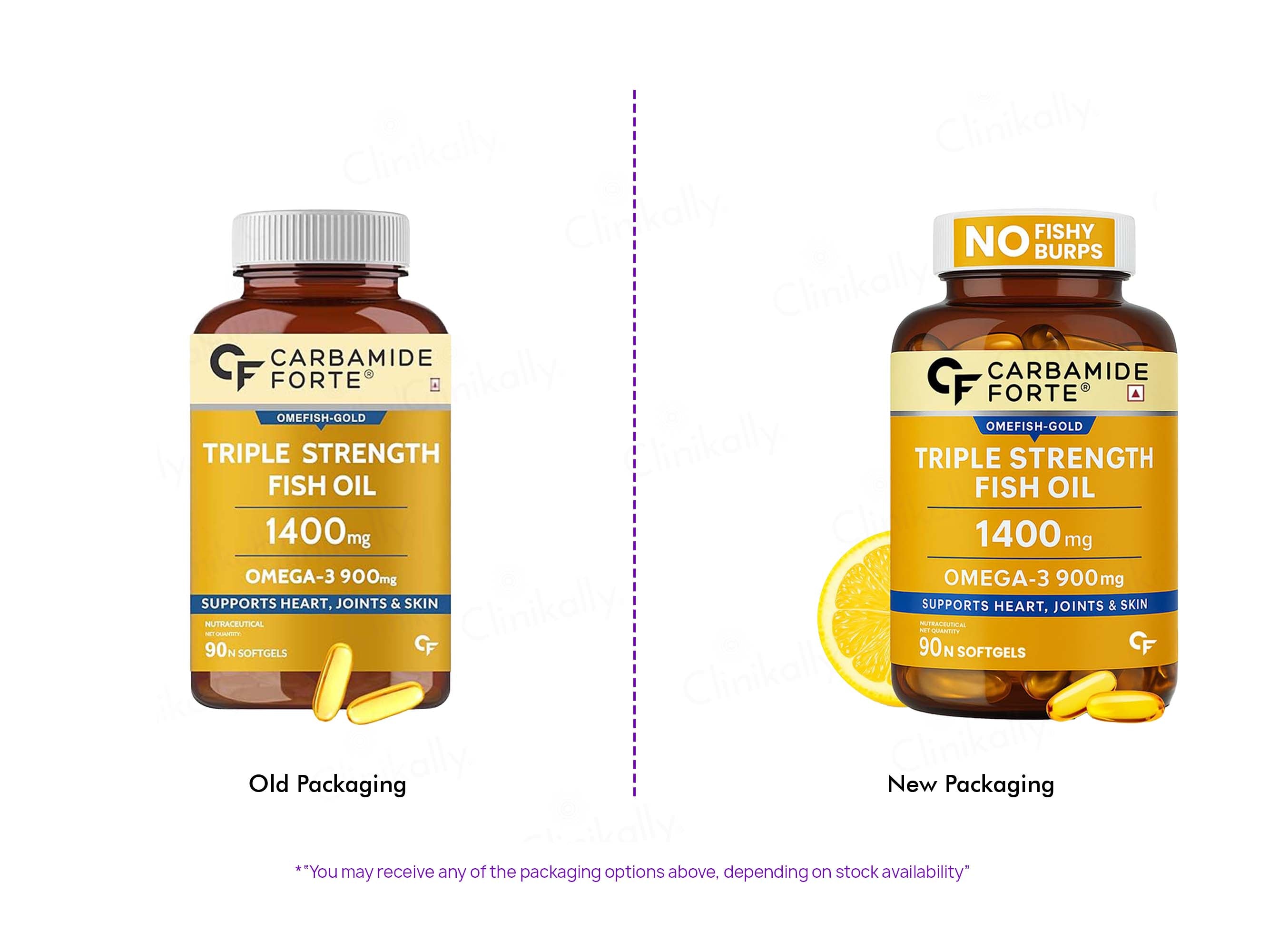 Carbamide Forte Triple Strength Fish Oil 1400mg + Omega-3 Capsule