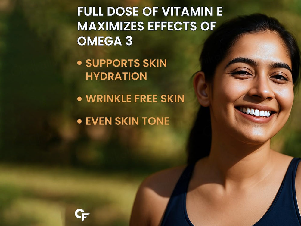 Carbamide Forte Triple Strength Fish Oil 1400mg + Vitamin D3 + E Softgel Capsule