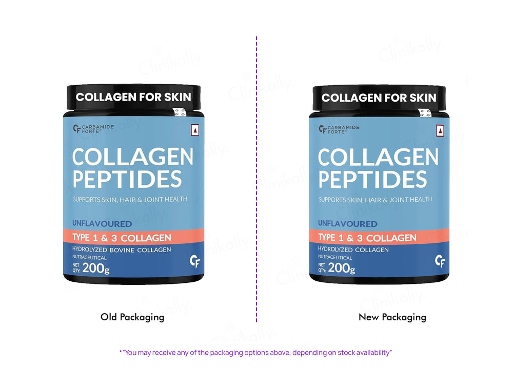 Carbamide Forte Type 1 & 3 Hydrolyzed Collagen Peptides Powder - Unflavoured