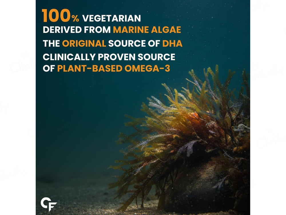 Carbamide Forte Vegetarian Omega-3 2000mg With Algal DHA 20% Liquid Filled Capsule