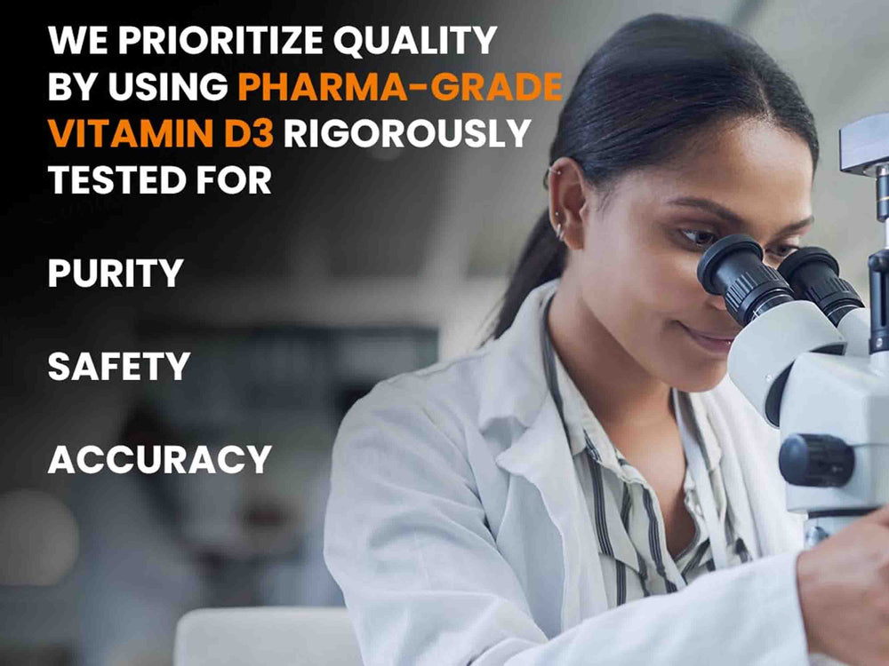 Carbamide Forte Vitamin D3 60000 IU Nano Shot Oral Solution - Orange Flavour