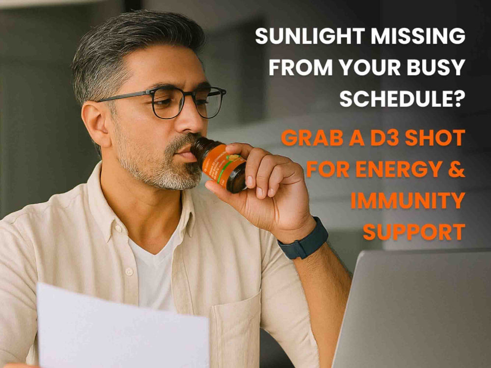 Carbamide Forte Vitamin D3 60000 IU Nano Shot Oral Solution - Orange Flavour