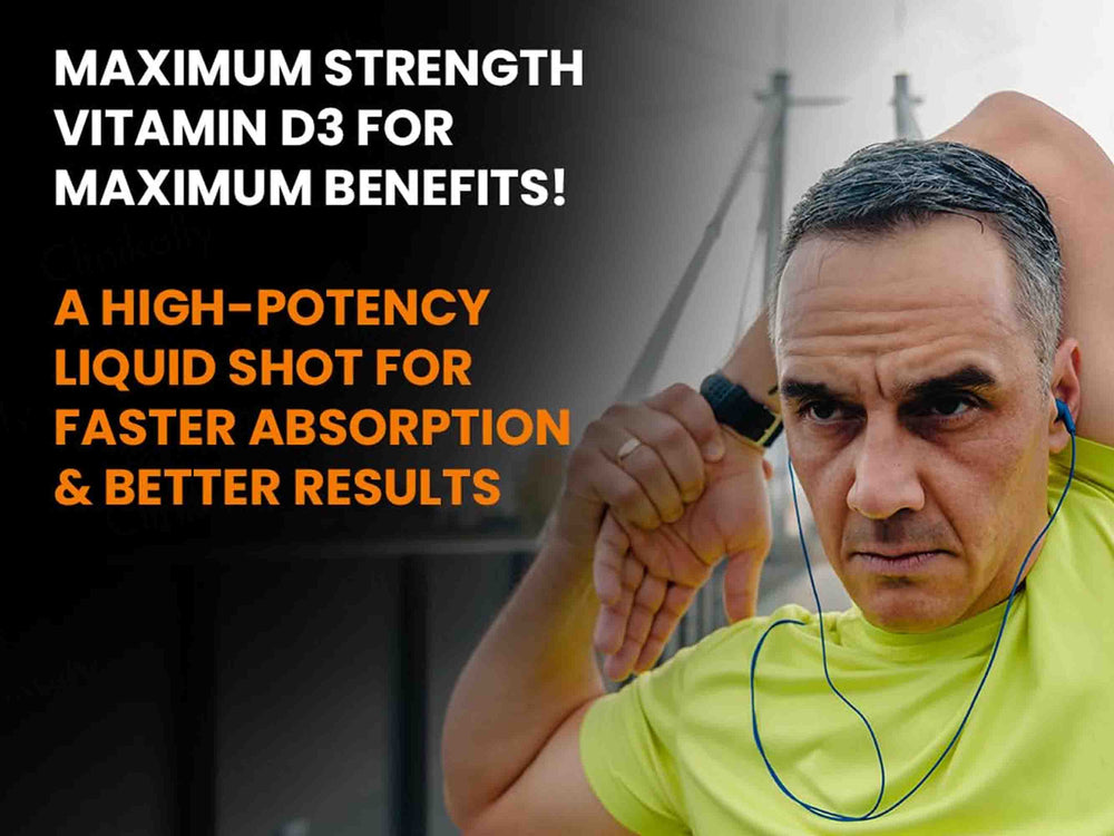 Carbamide Forte Vitamin D3 60000 IU Nano Shot Oral Solution - Orange Flavour