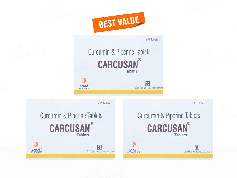 Carcusan Curcumin & Piperine Tablet