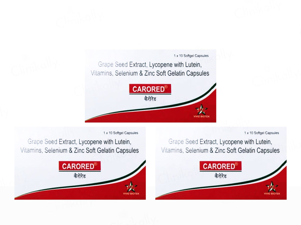 Carored Softgel Capsule