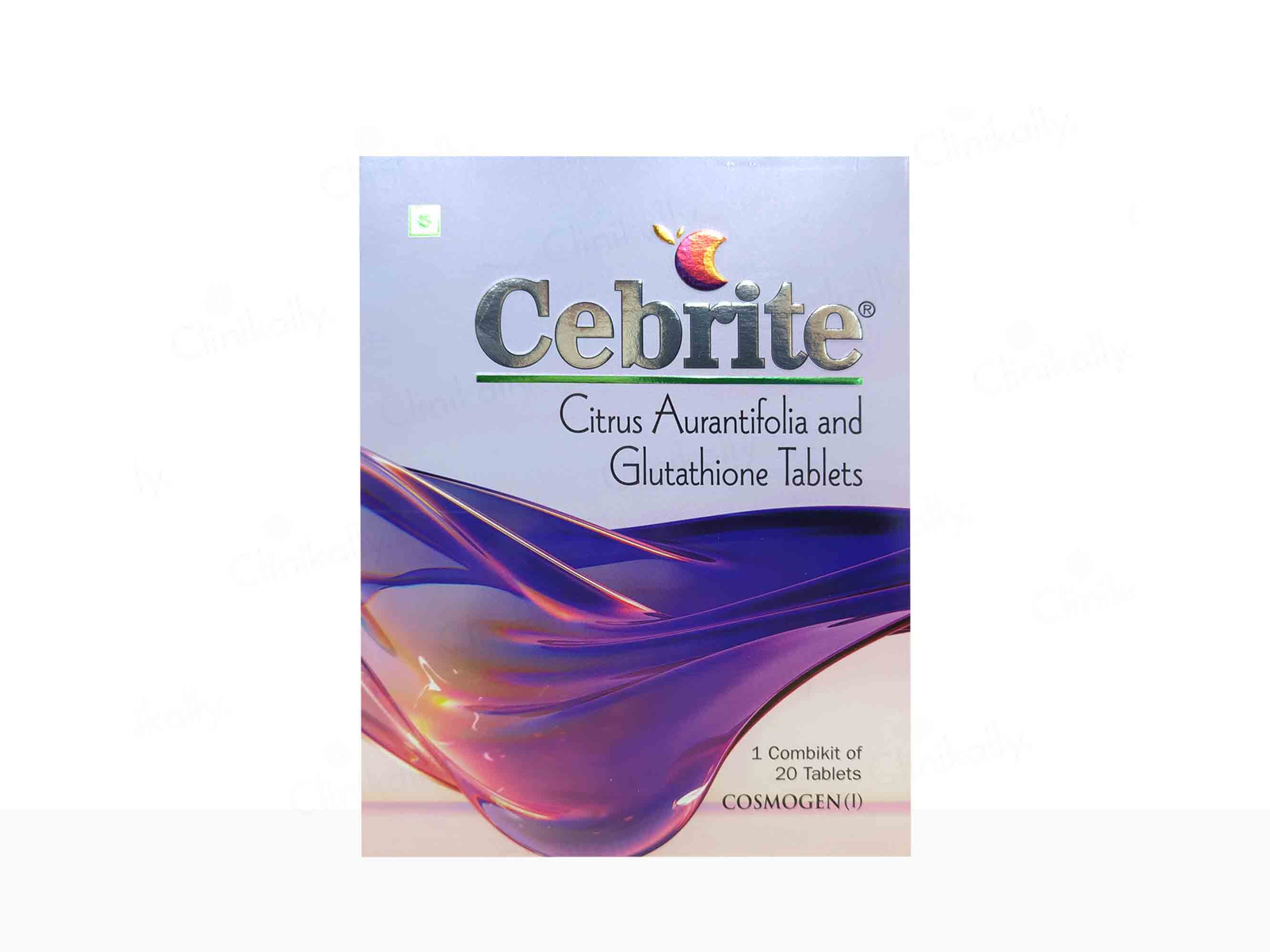Cebrite Citrus Aurantifolia & Glutathione Tablet