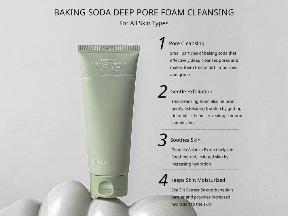 Celimax Ji Woo Gae Baking Soda Deep Pore Foam Cleansing