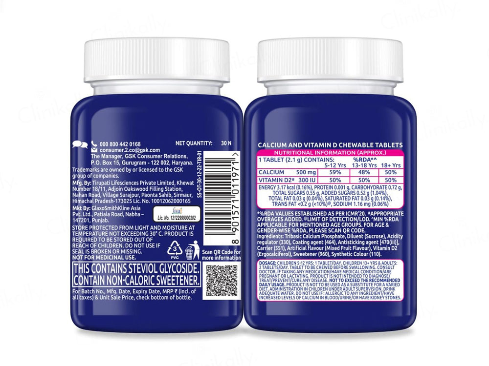 Centrum OstoCalcium Total Chewable Tablet